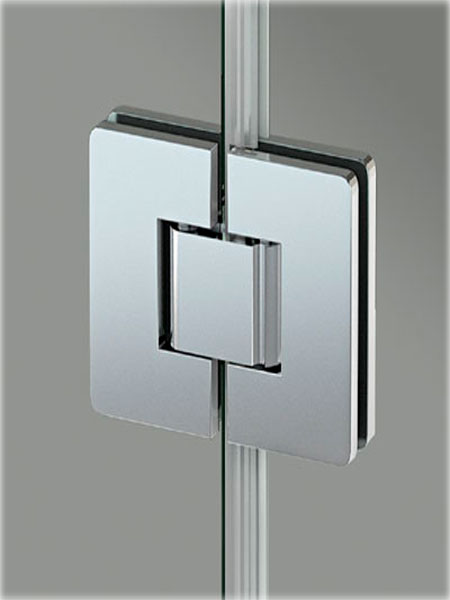 Mampara de ducha Sedano Articulada puerta/fijo cromo 80 (60+20) x 195 cms cristal transparente 4 Mampara de ducha Sedano Articulada puerta/fijo cromo 80 (60+20) x 195 cms cristal transparente - Imagen 4