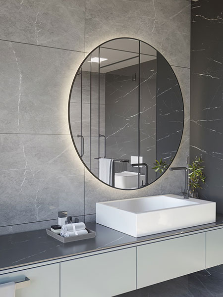 Espejo led redondo 80