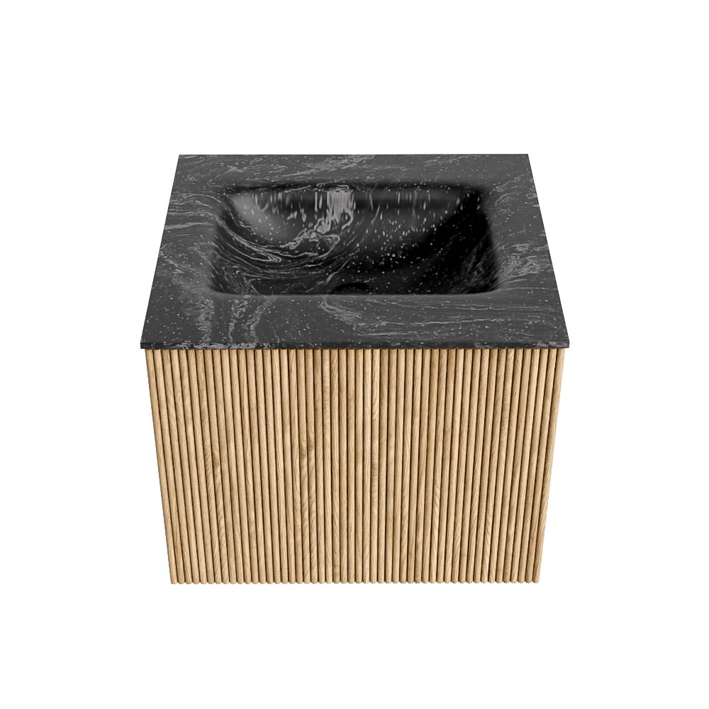 MONDIAZ KURVE-DLUX 50cm mueble de baño color Oak con 1 cajón y sin puerta. Lavabo GRUNNE Centro sin orificio Lava. 5 MONDIAZ KURVE-DLUX 50cm mueble de baño color Oak con 1 cajón y sin puerta. Lavabo GRUNNE Centro sin orificio Lava. - Imagen 5