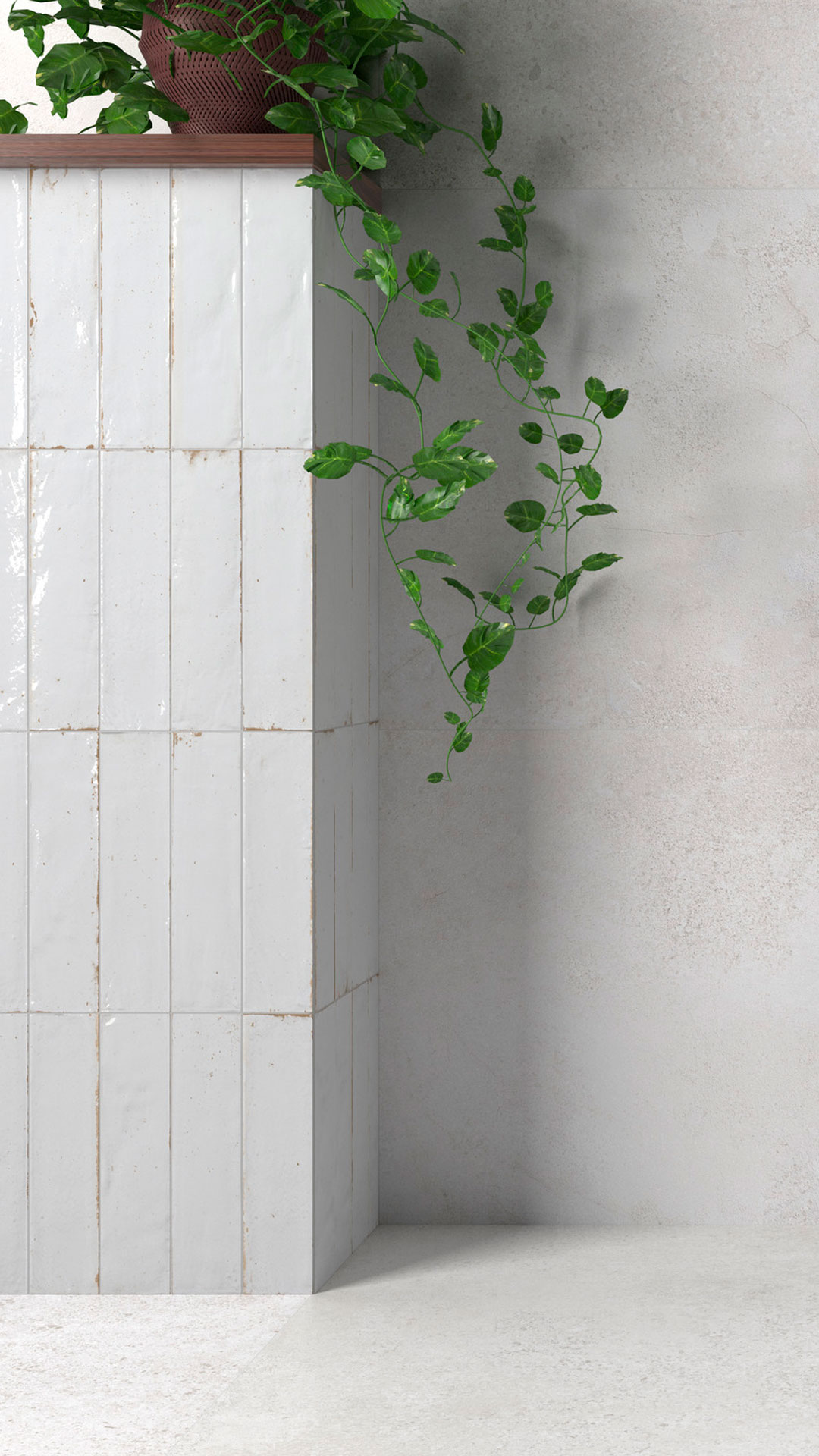 Azulejo metro blanco cl&aacute;sico