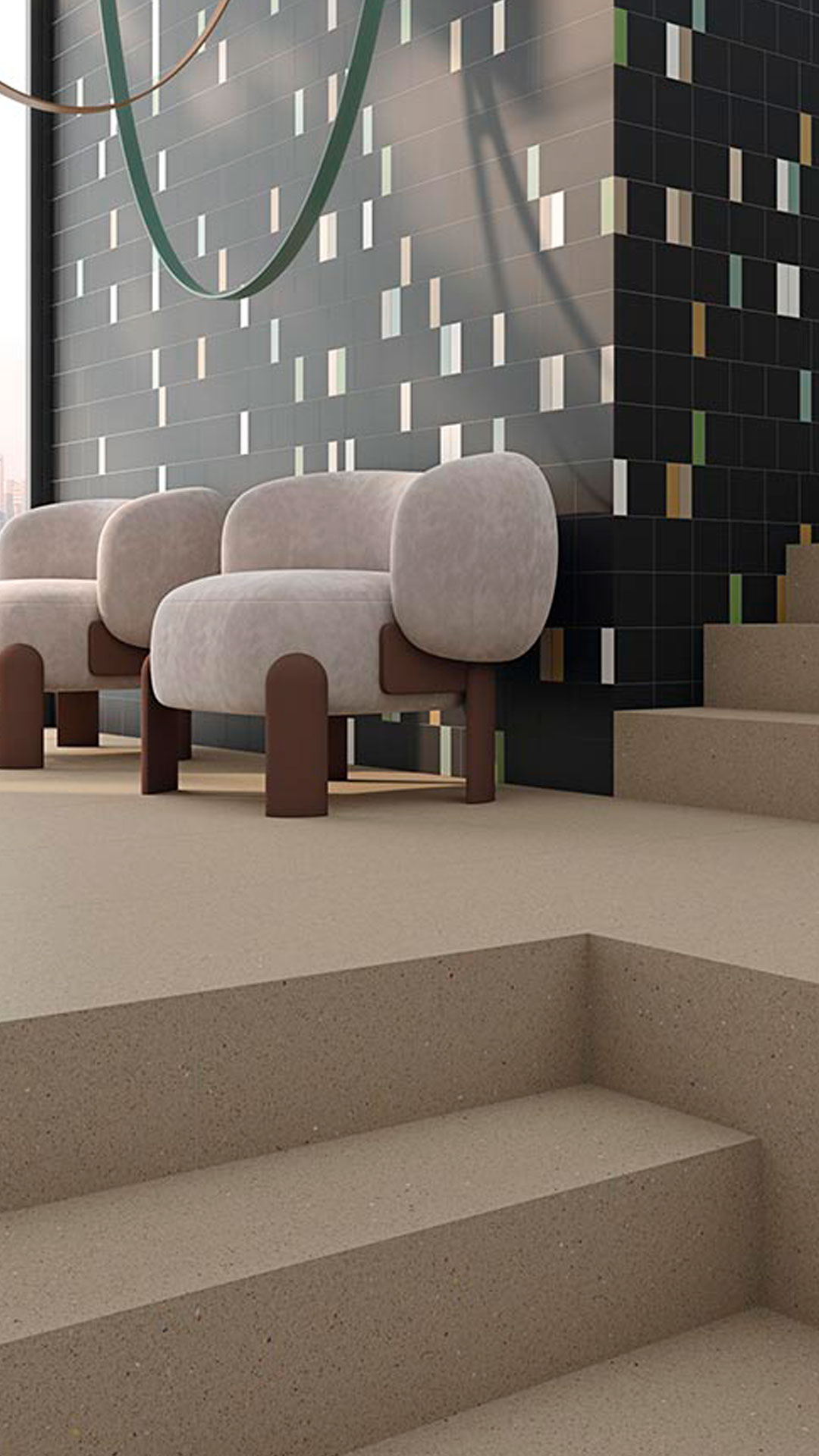 Azulejo metro a todo color