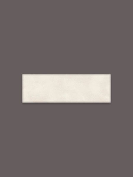 Azulejo porcelánico rectangular beige mate efecto cemento para revestimiento de paredes en baños y cocinas