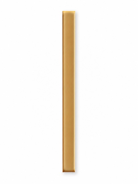 Stick Waikiki Ocre-B 2x23 cm, pieza cerámica decorativa en color ocre brillante para revestimientos de pared