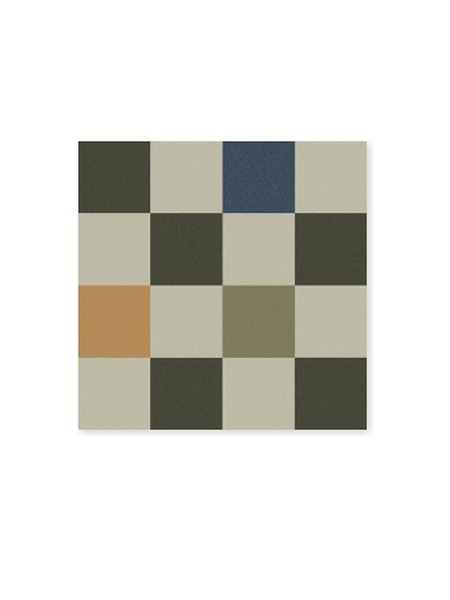 Pavimento Gres Porcelánico Koa Multicolor 20x20 cm Efecto Hidráulico (1 m2/cj) 2 Azulejo Koa Multicolor 20x20 cm con diseño geométrico en tonos verde, azul, beige y ocre para revestimientos y pavimentos decorativos