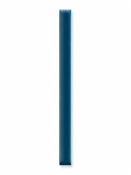 Azulejo Stick Waikiki Azul-B 2x23 cm pasta blanca venta por piezas 2 Stick Waikiki Azul brillo 2x23 cm, revestimiento cerámico alargado en color azul intenso para paredes decorativas