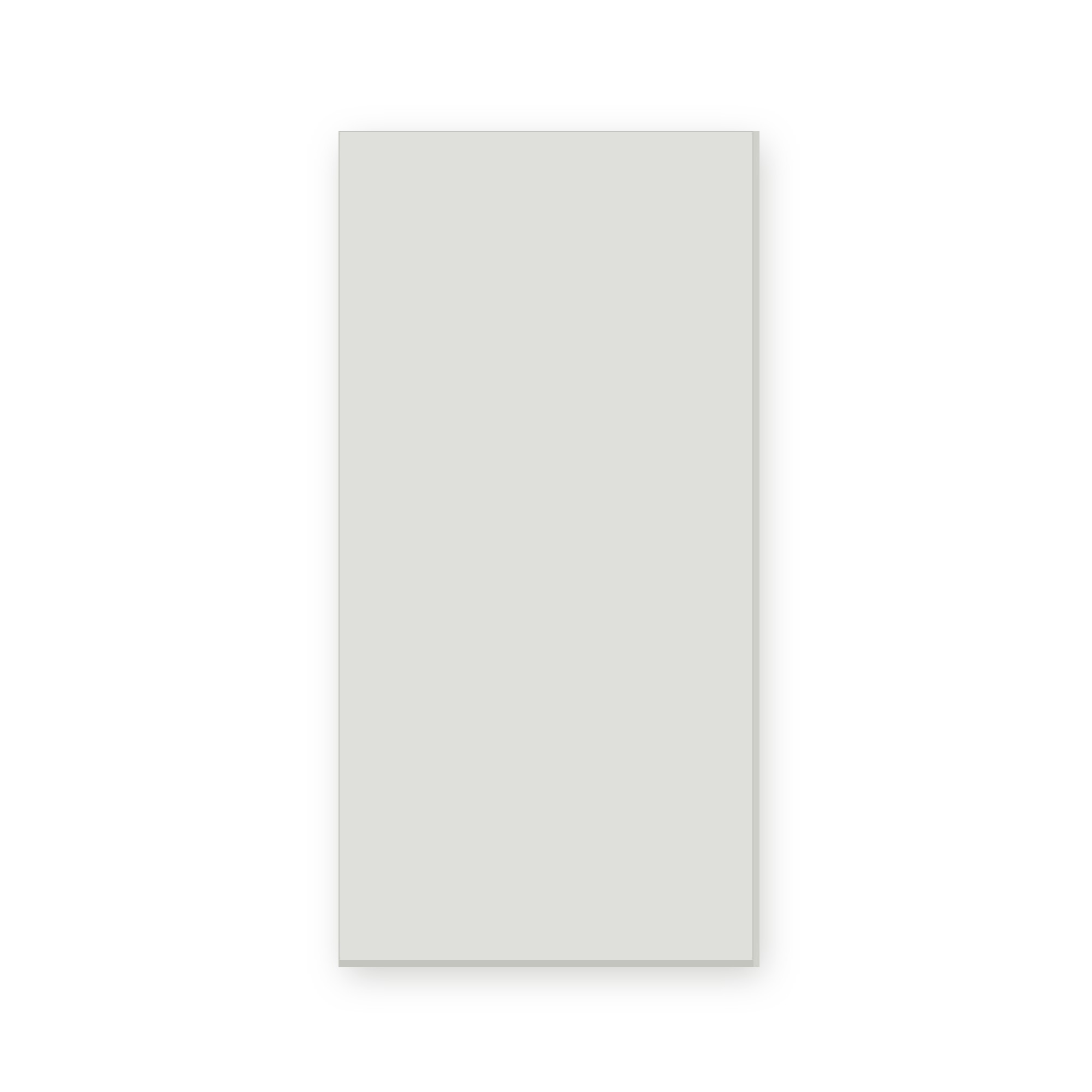 Pavimento porcelánico blanco rectificado Manley 45x90 cm (1.21 m2/cj) 3 Pieza de pavimento porcelánico blanco Manley 45x90 cm rectificado mate sobre fondo blanco