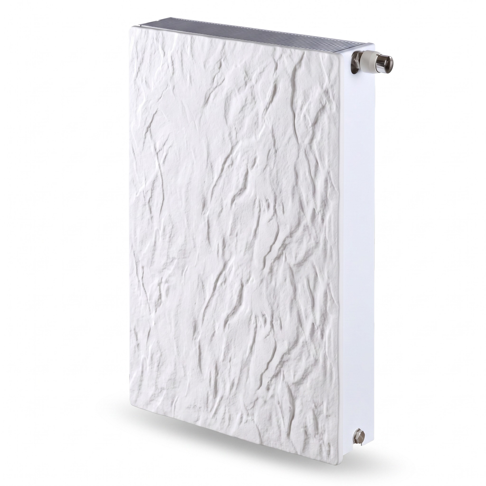 Radiador agua Silicium vertical DK21 H2O 1200 w 50x100x9 cm tecnología Dual Kherr 4 Radiador de agua Silicium H2O vertical 50x100 cm en acabado Pizarra Nieve