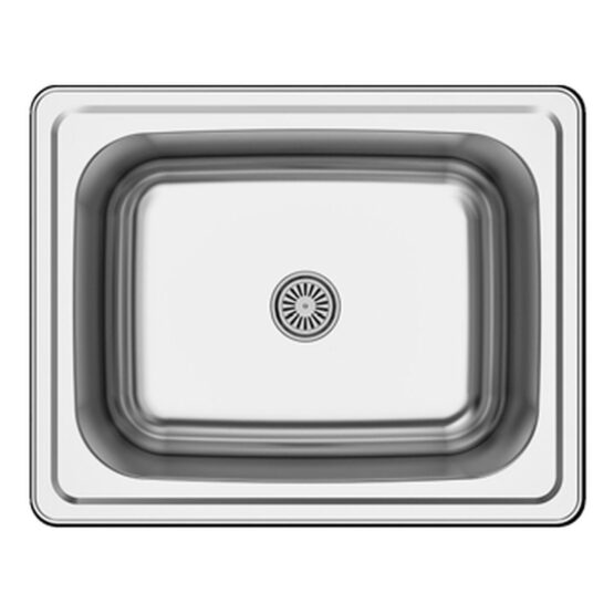 Fregadero de acero inoxidable Genova 635 de Reginox, 635 x 500 mm