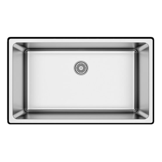 Fregadero de acero inoxidable Luxor 710 de Reginox, 750 x 440 mm