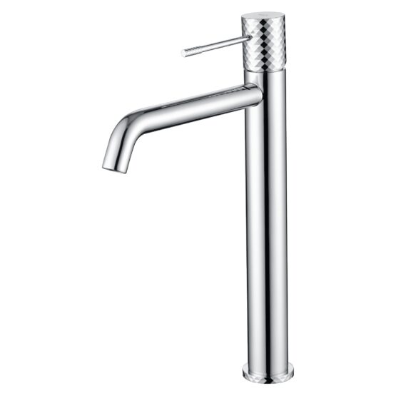 Grifo de lavabo alto monomando Génova en acabado cromo