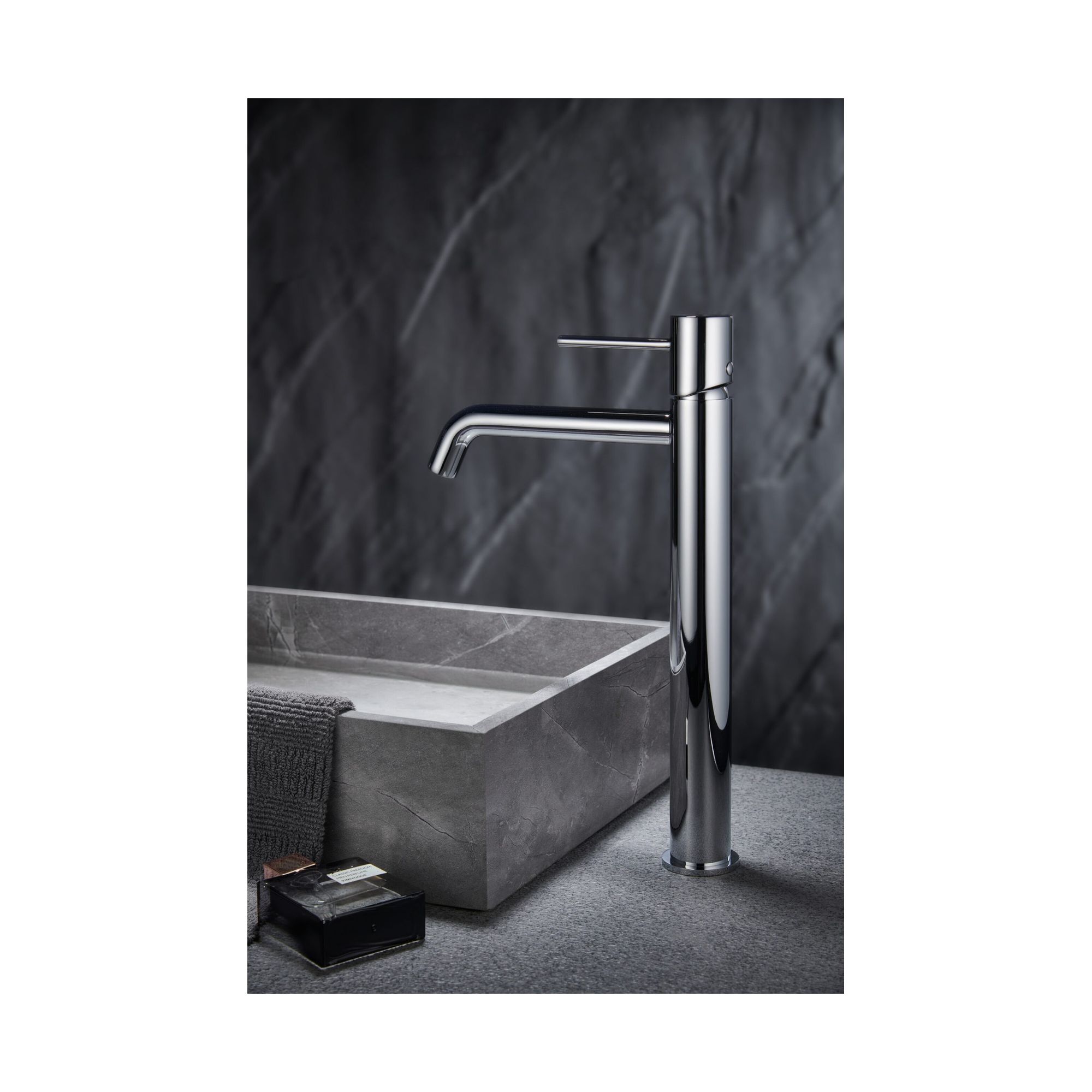 Grifo de lavabo alto monomando Monza 3 Grifo de lavabo alto monomando Monza en acabado cromo