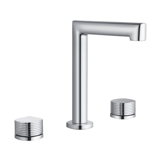 Grifo de lavabo bimando Firenze en acabado cromo