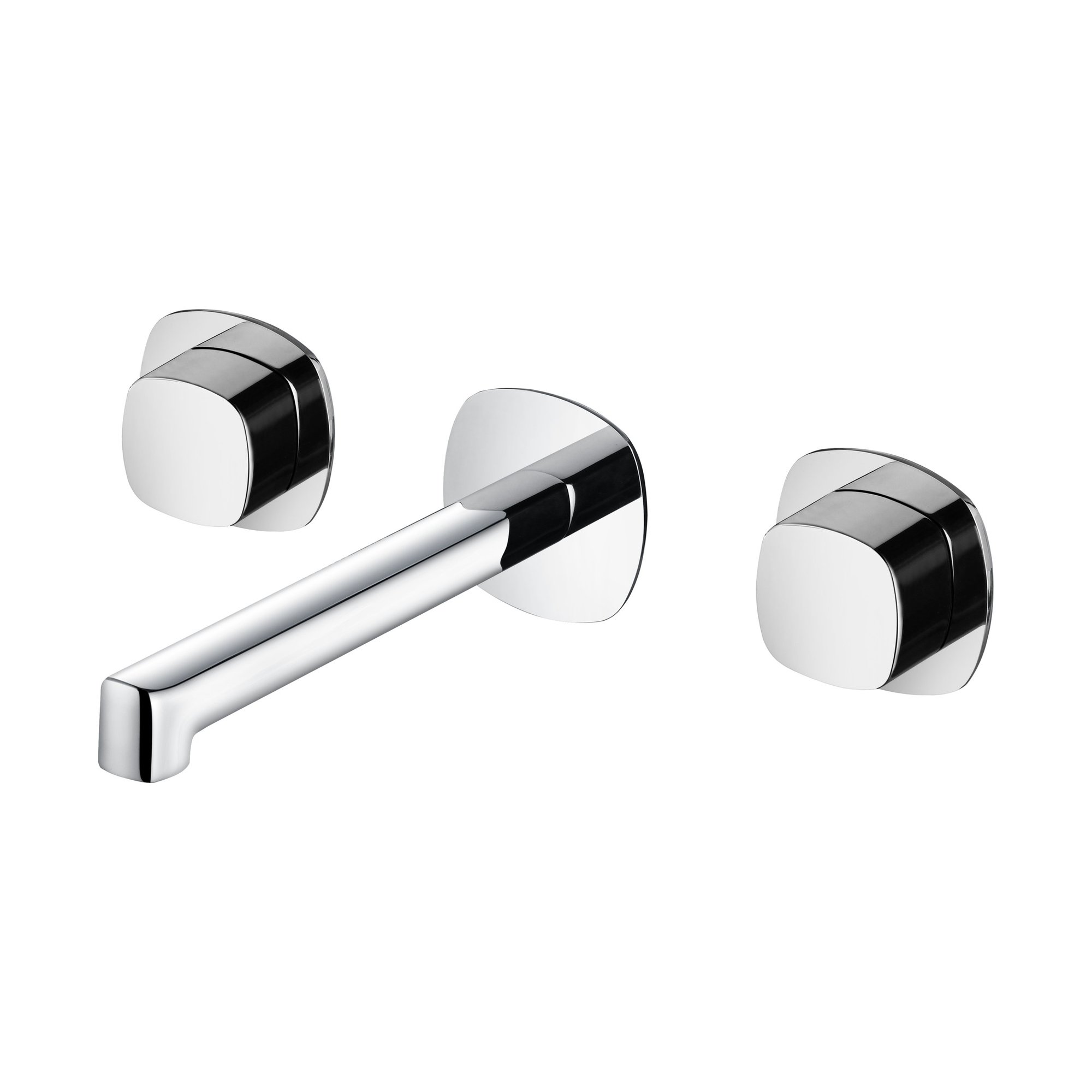 Grifo de lavabo empotrado bimando Toscana 1 Grifo de lavabo empotrado bimando Toscana en acabado cromo