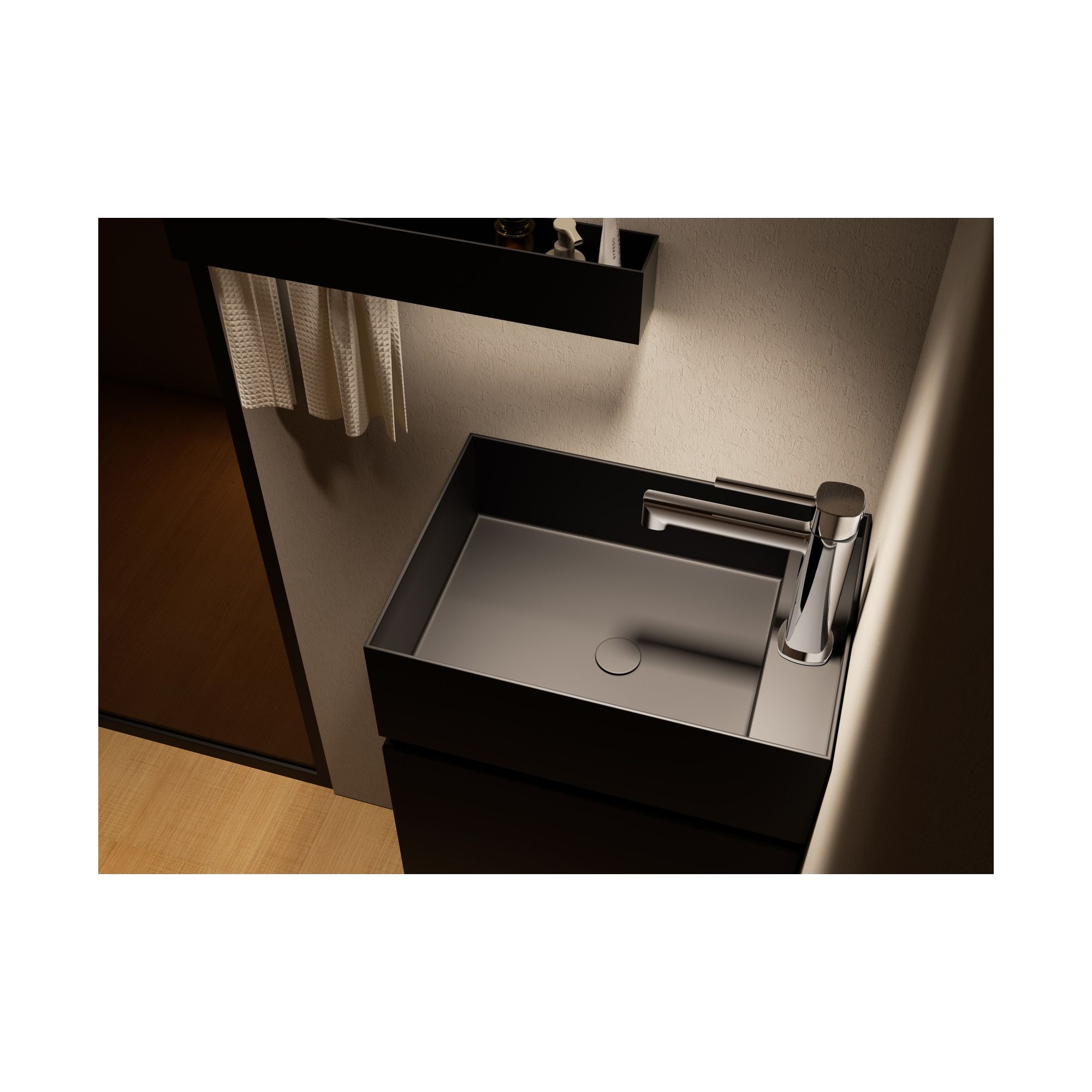 Grifo de lavabo monomando Toscana 2 Grifo de lavabo monomando Toscana en acabado cromo