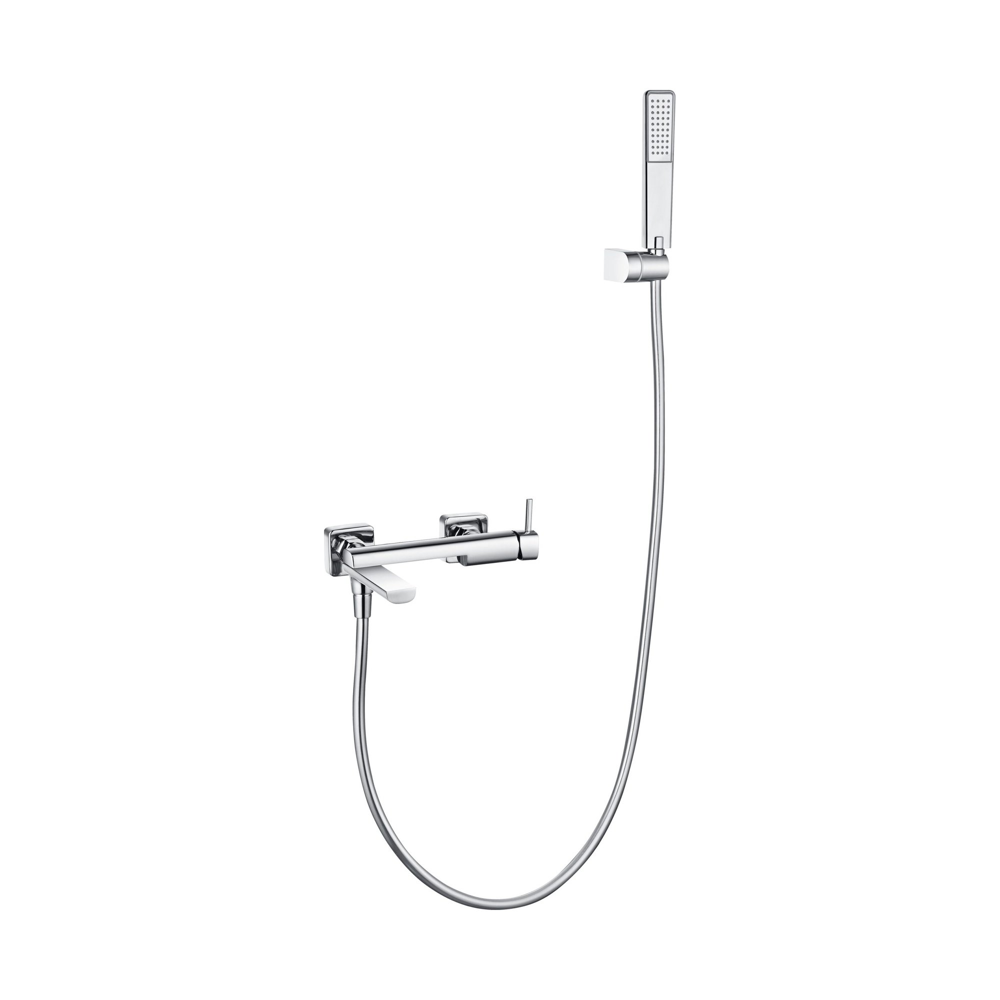 Grifo monomando de bañera y ducha Toscana 1 Grifo monomando de bañera y ducha Toscana en acabado cromo