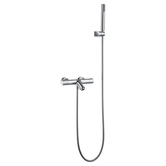 Grifo termostático de bañera y ducha Monza en acabado cromo