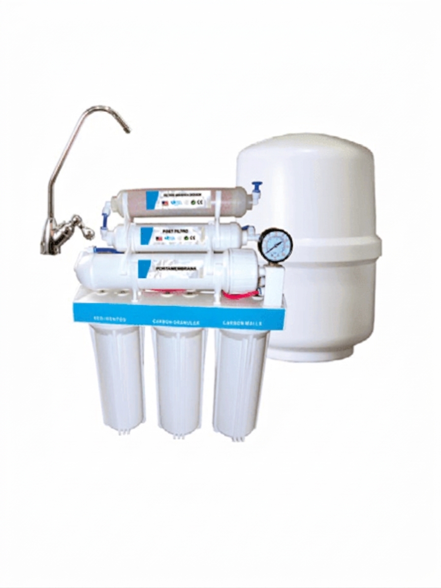 Osmosis Inversa Ro-106 6 seis etapas. Agua pura en tu cocina 1 Equipo de ósmosis inversa doméstica RO-106 de seis etapas